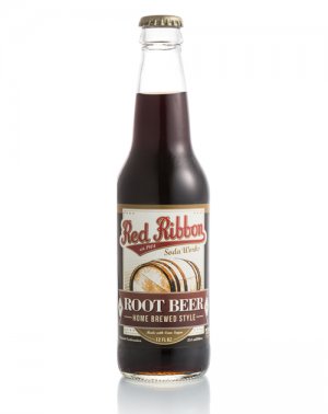 Red Ribbon Root Beer - 12oz Glass