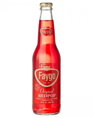 Faygo Red Pop - 12oz Glass