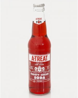 A-Treat Cream Soda - 12oz Glass
