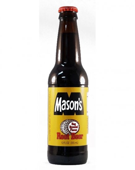 Mason's Root Beer - 12oz Glass - Click Image to Close