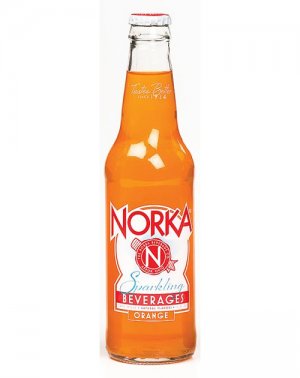 Norka Sparkling Beverages Orange - 12oz Glass