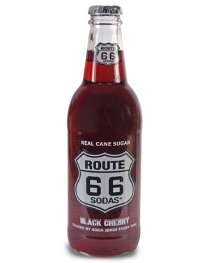 Route 66 Black Cherry - 12oz Glass