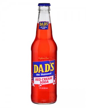 Dad's Red Cream Soda - 12oz Glass