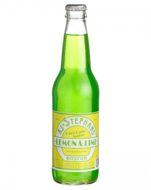 AJ Stephans Lemon Lime - 12oz Glass