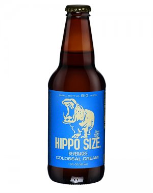 Hippo Size Colossal Cream - 12oz Glass
