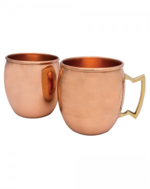 Copper Mug Set - Smooth Finish
