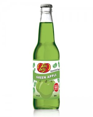 Jelly Belly Green Apple - 12oz Glass