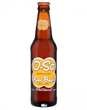 O-So Butterscotch Root Beer - 12oz Glass