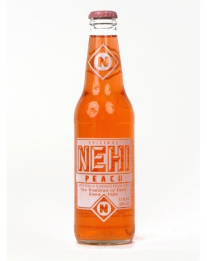 NEHI Peach Soda - 12oz Glass