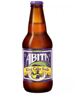 Abita King Cake Soda - 12oz Glass