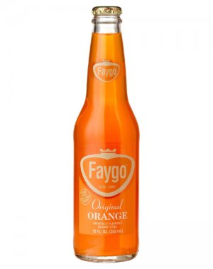 Faygo Orange - 12oz Glass