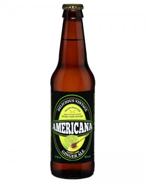 Americana Honey Lime Ginger Ale - 12oz Glass