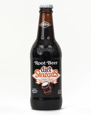 Stewart's Root Beer DIET - 12oz Glass Bottle