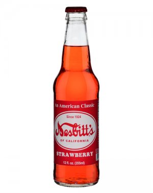 Nesbitt's Strawberry Soda - 12oz Glass
