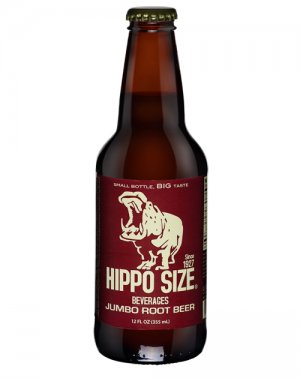 Hippo Size Jumbo Root Beer - 12oz Glass