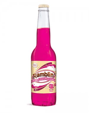 Ramblin' Rose Cream Soda - 12oz Glass