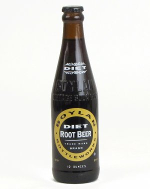 Boylan Bottling Root Beer DIET - 12oz Glass