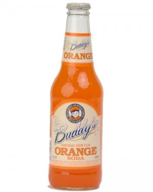Buddy's Orange Soda - 12oz Glass