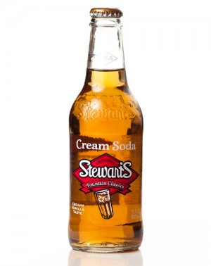 Stewart's Cream Soda - 12oz Glass