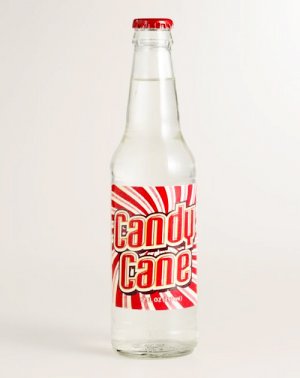Candy Cane Soda - 12oz Glass