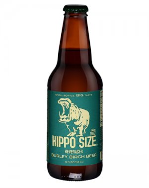 Hippo Size Burley Birch Beer - 12oz Glass