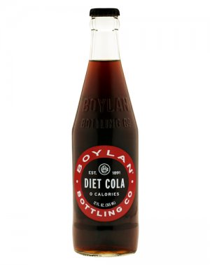 Boylan Bottling Cane Cola DIET - 12oz Glass