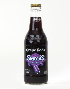 Stewart's Grape Soda - 12oz Glass