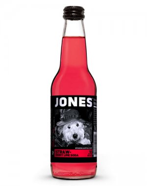 Jones Strawberry Lime - 12oz Glass