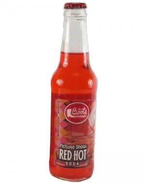 Boots Beverages Picture Show Red Hot Soda - 12oz Glass