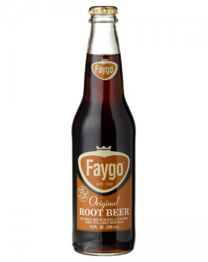 Faygo Root Beer - 12oz Glass