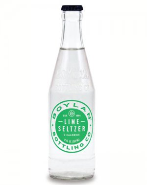 Boylan Bottling Lime Seltzer - 12oz Glass