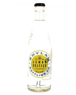 Boylan Bottling Lemon Seltzer - 12oz Glass