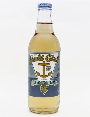 Yacht Club Diet Ginger Ale - 12oz Glass