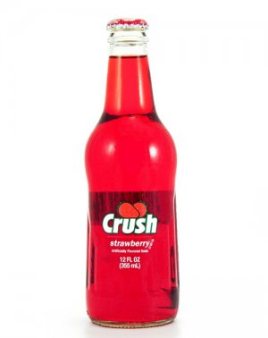 Crush Strawberry - 12oz Glass