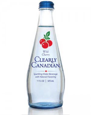 Clearly Canadian Wild Cherry - 11oz Glass