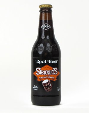 Stewart's Root Beer - 12oz Glass Bottle