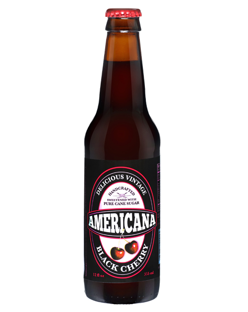 Americana Black Cherry - 12oz Glass