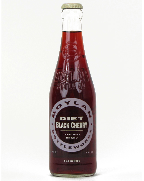 Boylan Bottling Black Cherry DIET - 12oz Glass