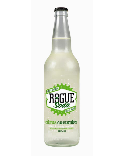 Rogue Soda Citrus Cucumber - 22oz Glass